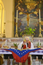 Genova - chiesa di San benedetto al porto - messa per Chavez