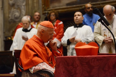 Genova, oratorio Via Lomellini - Cardinale Angelo Bagnasco incon