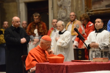 Genova, oratorio Via Lomellini - Cardinale Angelo Bagnasco incon