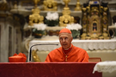 Genova, oratorio Via Lomellini - Cardinale Angelo Bagnasco incon