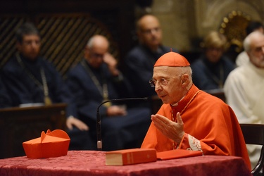 Genova, oratorio Via Lomellini - Cardinale Angelo Bagnasco incon