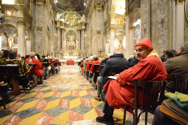 Genova, oratorio Via Lomellini - Cardinale Angelo Bagnasco incon