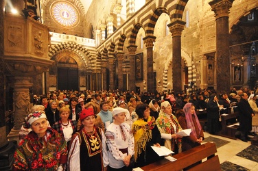 Genova - cattedrale San Lorenzo - messa dei popoli
