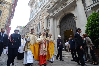 Genova - processione dalla chiesa di San Siro