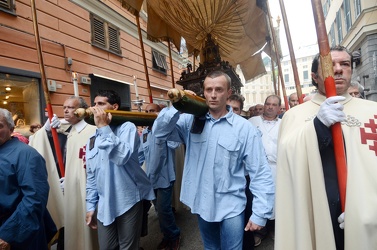 Genova - processione dalla chiesa di San Siro