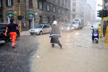 Genova - maltempo, forti pioggie, alluvione