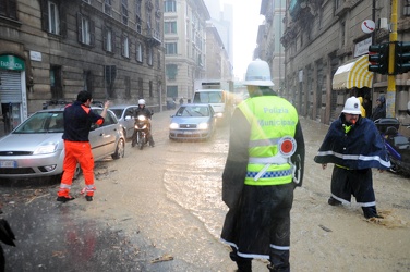 Genova - maltempo, forti pioggie, alluvione