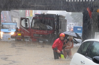 Genova - maltempo, forti pioggie, alluvione