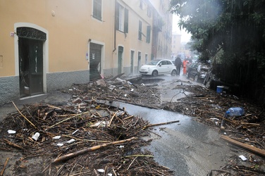 Genova - maltempo, forti pioggie, alluvione