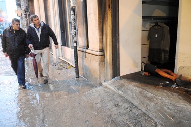 Genova - maltempo, forti pioggie, alluvione