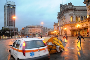 Genova - maltempo, forti pioggie, alluvione