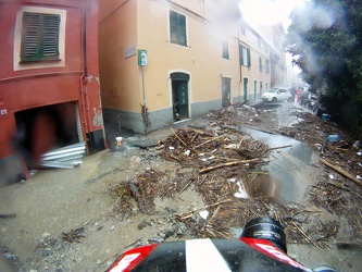 Genova - maltempo, forti pioggie - go pro shots