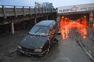 Genova - maltempo, forti pioggie, alluvione