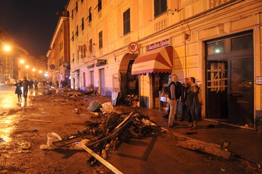 Genova - maltempo, forti pioggie, alluvione