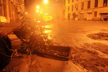 Genova - maltempo, forti pioggie, alluvione