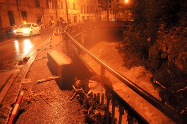 Genova - maltempo, forti pioggie, alluvione