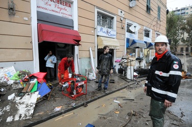 Genova - alluvione - il giorno dopo