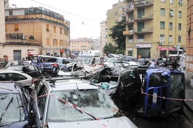 Genova - alluvione - il giorno dopo