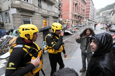 Genova - alluvione - il giorno dopo