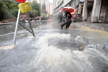 Genova - alluvione - il giorno dopo