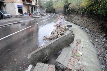 Genova - alluvione - il giorno dopo