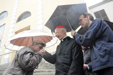 Genova - alluvione - cardinale Bagansc