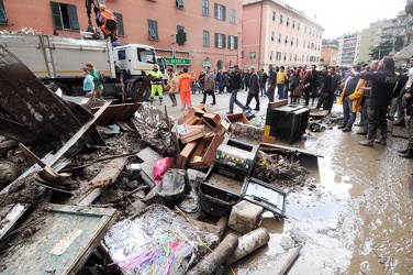 Genova - alluvione - la domenica dopo il disastro