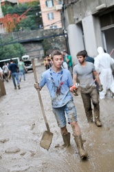  alluvione in città. terzo giorno