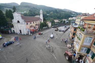 Campo Ligure, Genova provincia - i danni dell'alluvione della sc