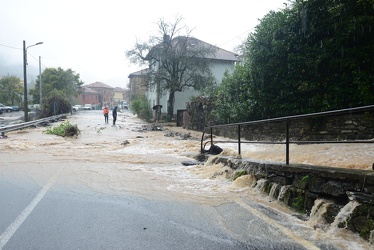 Genova - alluvione Ottobre 2014 - la situazione a Montoggio, pae