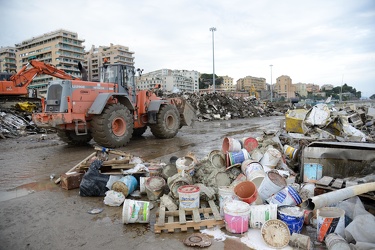 Genova - alluvione 2014 - Piazzale Kennedy