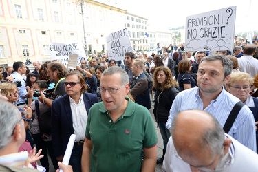 Genova - palazzo Regione Piazza De Ferrari - manifestazione asco