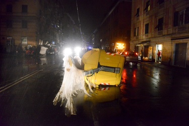 10-10-2014 - Genova Alluvione via Fereggiano notte 