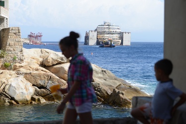 Isola del Giglio - Costa Concordia - la situazione nella prima m