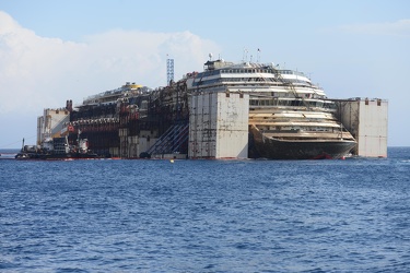 Isola del Giglio - Costa Concordia - la situazione nella prima m