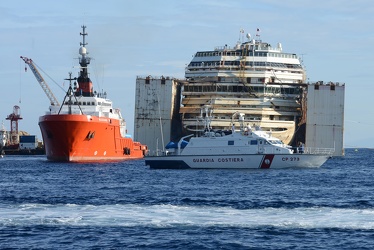 Isola del Giglio - Costa Concordia - le ultime foto della Concor