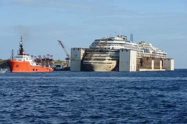 Isola del Giglio - Costa Concordia - le ultime foto della Concor