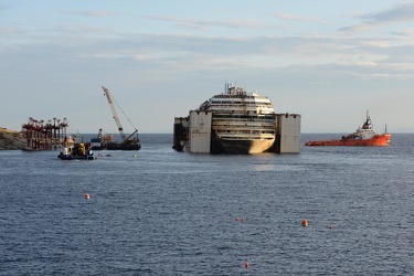 Isola del Giglio - Costa Concordia - le ultime foto della Concor