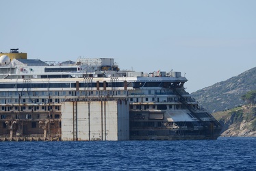 Isola del Giglio - Costa Concordia - le ultime foto della Concor