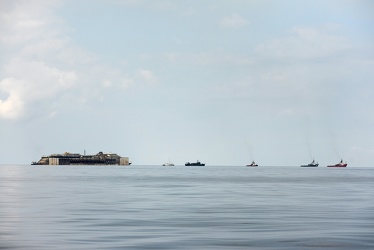 Costa Concordia - terzo giorno di navigazione verso Genova - la 