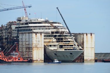 Genova - porto Volri VTE - le prime manovre per lo spostamento d