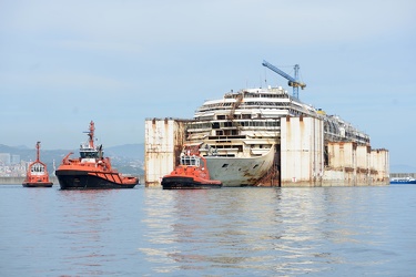 Genova - porto Volri VTE - le prime manovre per lo spostamento d