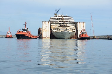 Genova - porto Volri VTE - le prime manovre per lo spostamento d