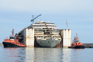 Genova - porto Volri VTE - le prime manovre per lo spostamento d