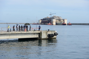 Genova - porto Volri VTE - le prime manovre per lo spostamento d