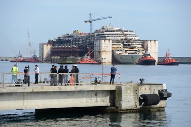 Genova - porto Volri VTE - le prime manovre per lo spostamento d