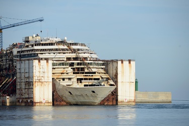 Genova - porto Volri VTE - le prime manovre per lo spostamento d