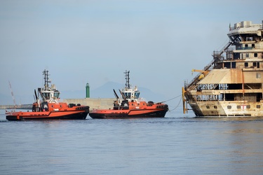 Genova - porto Volri VTE - le prime manovre per lo spostamento d