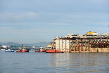 Genova - porto Volri VTE - le prime manovre per lo spostamento d