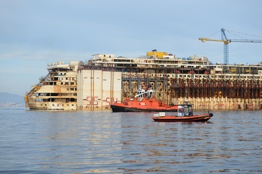 Genova - porto Volri VTE - le prime manovre per lo spostamento d